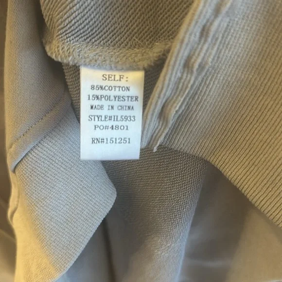 In Loom Jersey Washed Pullover Color Stonewash Womens Size Small Oversized - Picture 9 of 13